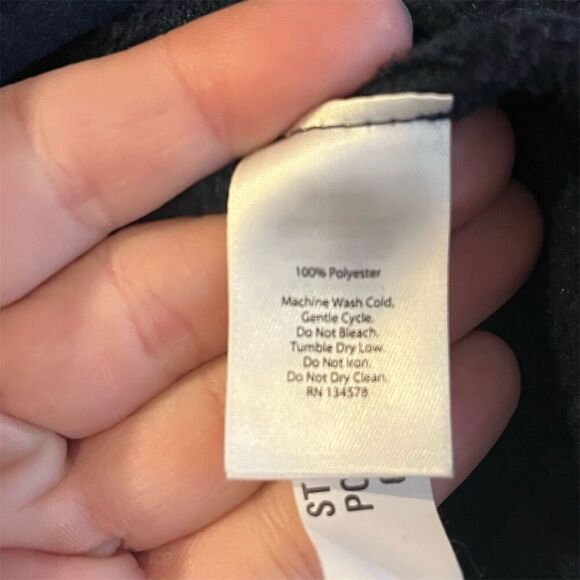 Vineyard Vines Men's Navy Blue Fleece 1/4 Zip Pullover Sweater Size M - Picture 3 of 5